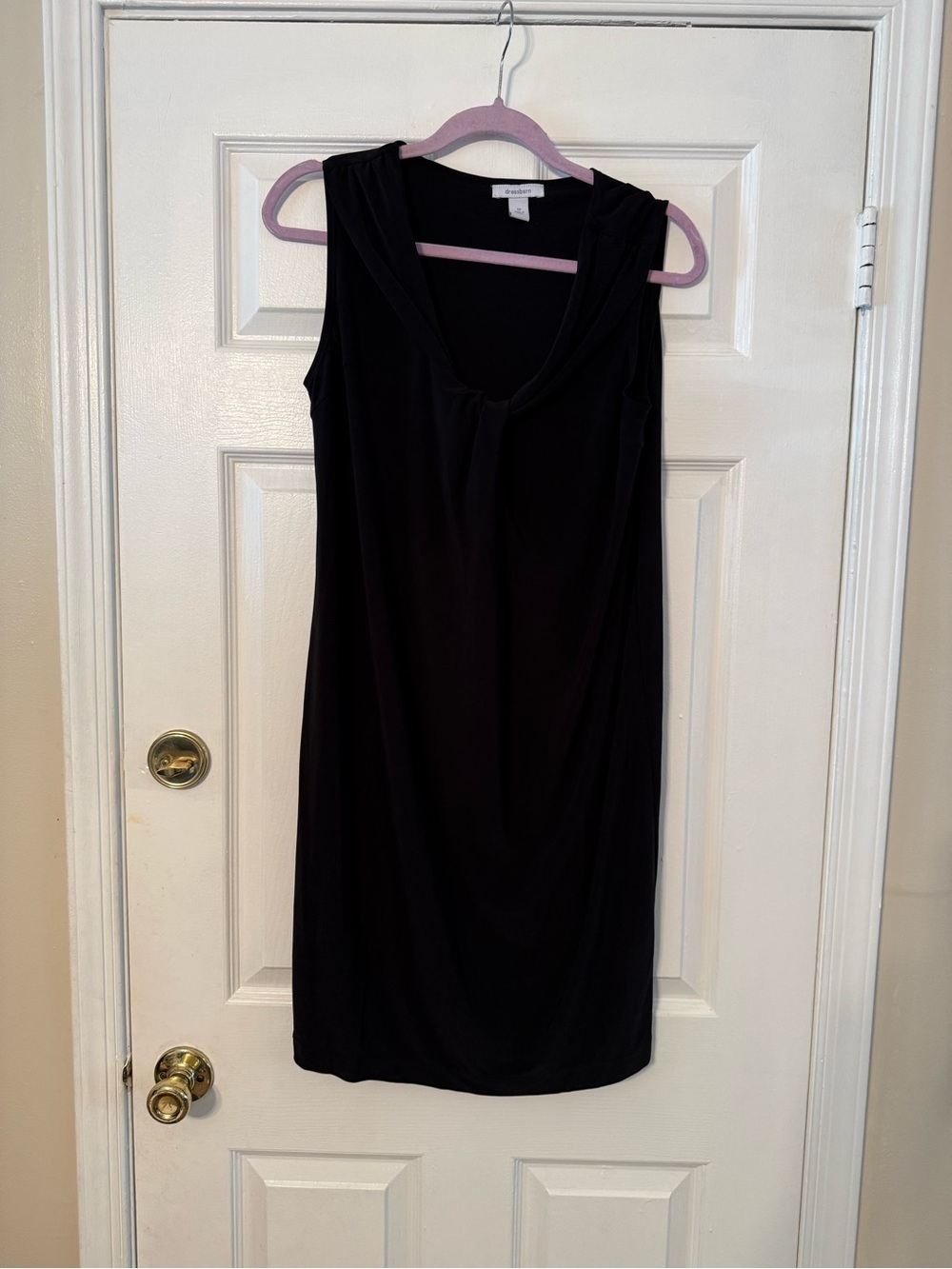dressbarn Black Sleeveless Midi Dress